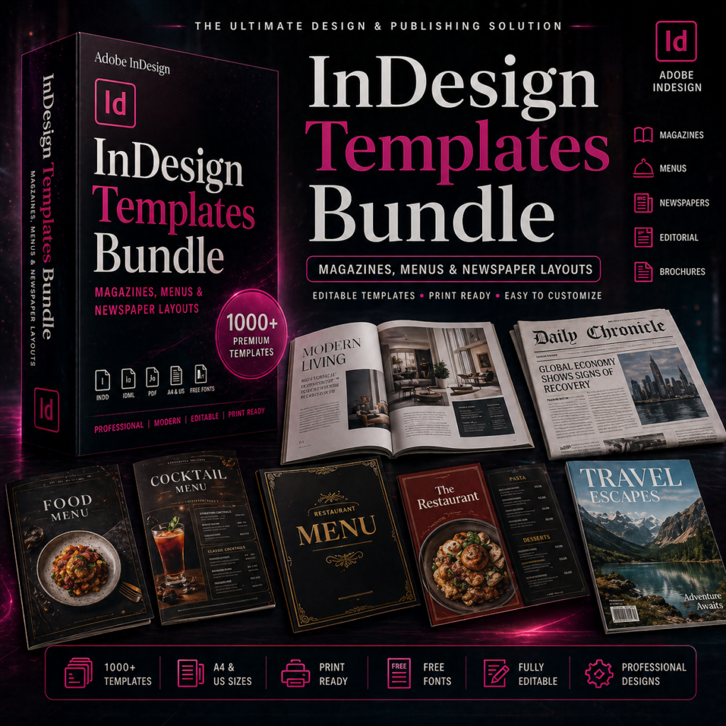 indesign templates collection